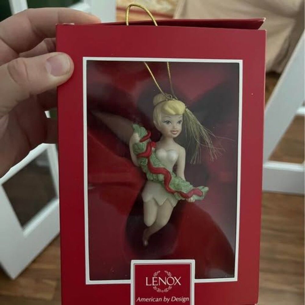 Lenox Disney Tinker Bell Christmas Ornament
